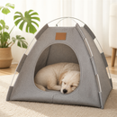 Cabana Pet TocaCoze com pet descansando dentro