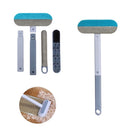 Kit completo da Escova Multifuncional 4 em 1: remove pelos, rodo, limpador de frestas e pincel