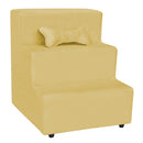 Escada Escadinha para Pet 3 Degraus cor Amarelo