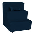Escada Escadinha para Pet 3 Degraus cor Azul Marinho
