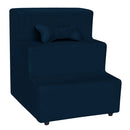 Escada Escadinha para Pet 3 Degraus cor Azul Marinho