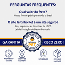 Perguntas frequentes, garantia e informações de segurança da Jeitinho Pet.