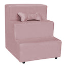 Escada Escadinha para Pet 3 Degraus cor Rosê