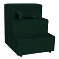 Escada Escadinha para Pet 3 Degraus cor Verde