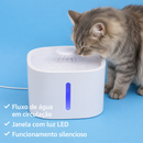 Bebedouro Fonte de Água Automática Com Filtro AquaFlow™ 3L - Água Fresca e Filtrada para Cães e Gatos 🚰💙