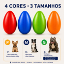 Bola Ovo Fujão – Brinquedo para Mordidas Fortes 🐾🥚