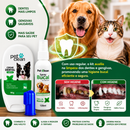Kit Creme Dental +  Escova Dente Dedeira + Spray Bucal Hálito Pet Clean - O kit Completo Para Combater Tártaro, Placa Bacteriana e Mau Hálito! 🦷🐾