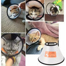 Colar Elizabetano Pós Cirúrgico Para Cachorro Gato Proteção Para Evitar Mordida E Lamber Feridas LR-0134