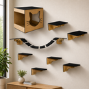Playground Vertical CatPark - Playground de Parede 8 em 1 para Gatos 🐱🏠
