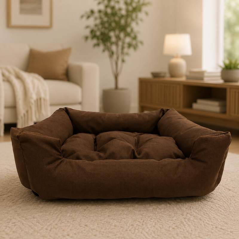 Cama Premium Big Suede Comfort™ - Conforto e Espaço de Verdade Para Cães de Grande Porte  🛏️🐶