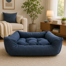 Cama Premium Big Suede Comfort™ - Conforto e Espaço de Verdade Para Cães de Grande Porte  🛏️🐶