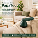 Removedor Elétrico Recarregável PapaTudo™ - Acabe com Pelos, Fiapos e Bolinhas em Segundos 🐾✨