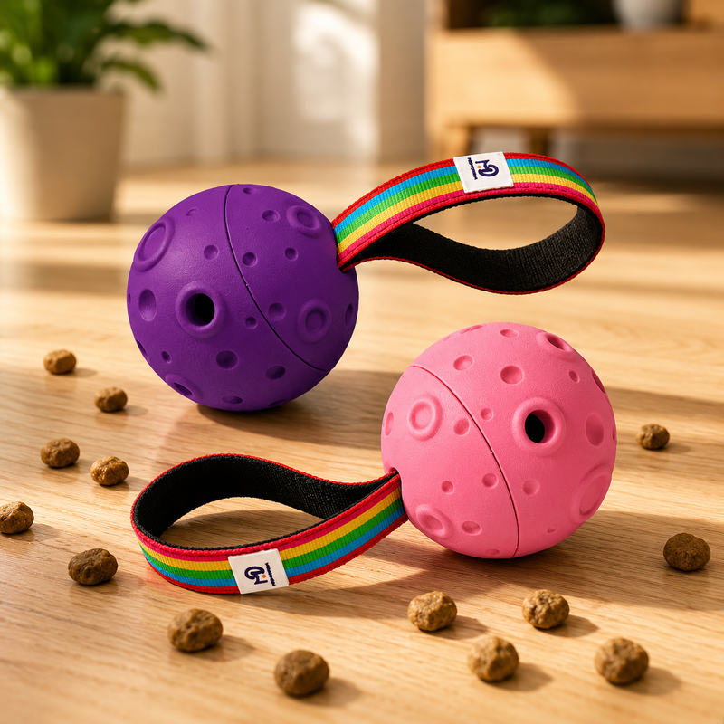 Dispensador de Comida MeteoroBall™ — Transforme a Hora do Petisco em uma Missão Divertida ☄️🐾