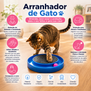 Arranhador com Bolinha Giratória MiauPlay 360™ - Diversão que Gira, Caça e Relaxa ⭕🐱