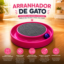 Arranhador com Bolinha Giratória MiauPlay 360™ - Diversão que Gira, Caça e Relaxa ⭕🐱