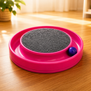 Arranhador com Bolinha Giratória MiauPlay 360™ - Diversão que Gira, Caça e Relaxa ⭕🐱