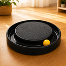 Arranhador com Bolinha Giratória MiauPlay 360™ - Diversão que Gira, Caça e Relaxa ⭕🐱