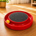 Arranhador com Bolinha Giratória MiauPlay 360™ - Diversão que Gira, Caça e Relaxa ⭕🐱