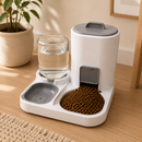 Bebedouro e Comedouro Automático AutoPet 2 em 1™ –  Água e Ração Sempre Disponíveis    🍖💧