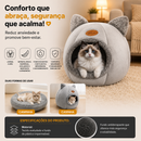 Cama Anti Ansiedade Toca do Miau™- Protege e Aquece Seu Pet 🛏️🐱