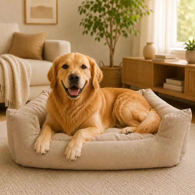Cama Premium Big Suede Comfort - Cães de Grande Porte 🐶