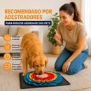 Tapete Olfativo Círculo da Calma™ - Alimentação Lenta e Alívio da Ansiedade Para Cães 👃⭕