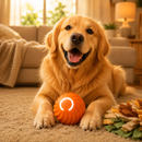 Bola Interativa PetPlay 360™ - A Bolinha que Prende a Atenção do Seu Pet 🟠🔵
