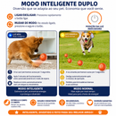Bola Interativa PetPlay 360™ - A Bolinha que Prende a Atenção do Seu Pet 🟠🔵