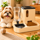 Bebedouro e Comedouro Automático DualPet 2 em 1™  –  Mantenha Seu Pet Sempre Abastecido 🍖💧