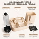 Bebedouro e Comedouro Automático DualPet 2 em 1™  –  Mantenha Seu Pet Sempre Abastecido 🍖💧