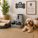 Bebedouro e Comedouro Automático DualPet 2 em 1™  –  Mantenha Seu Pet Sempre Abastecido 🍖💧