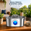 Fonte de Água em Aço Inoxidável AquaFlow Pet™ - Estimule a Hidratação do Seu Pet com Água Sempre em Movimento 🐾💦