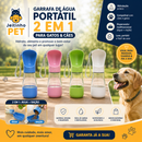 Garrafa de Água Portátil AquaPet 2em1™ - Pare de Passar Trabalho nos Passeios com seu Pet 🚗🐾