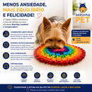 Tapete Olfativo ArcoÍris™ - Alimentação Lenta e Alívio da Ansiedade Para Cães 👃🌈