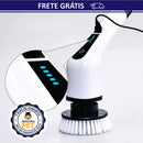 Escova Elétrica Giratória Multifuncional PowerClean™- 9 Funções de Limpeza em Um Único Aparelho✨🏡