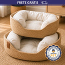 Cama Artesanal de Bambu Elegance™  - Elegância Para sua Casa, Conforto Para o seu Pet 🛏️✨