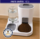 Bebedouro e Comedouro Automático AutoPet 2 em 1™ –  Água e Ração Sempre Disponíveis    🍖💧