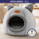 Cama Anti Ansiedade Toca do Miau™- Protege e Aquece Seu Pet 🛏️🐱