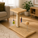 Arranhador com Poste de Sisal MiauJoy – Mantenha as Unhas do seu Gato ocupadas 🐱🐾