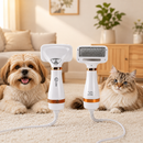Escova Secadora Pet 2 em 1- Seca e Remove Pelos Com facilidade 🪮🐾