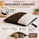 Cama Saco de Dormir Canguru Quentinho™ - Proteja seu pet do frio com um abraço de aconchego. 🥶🐾