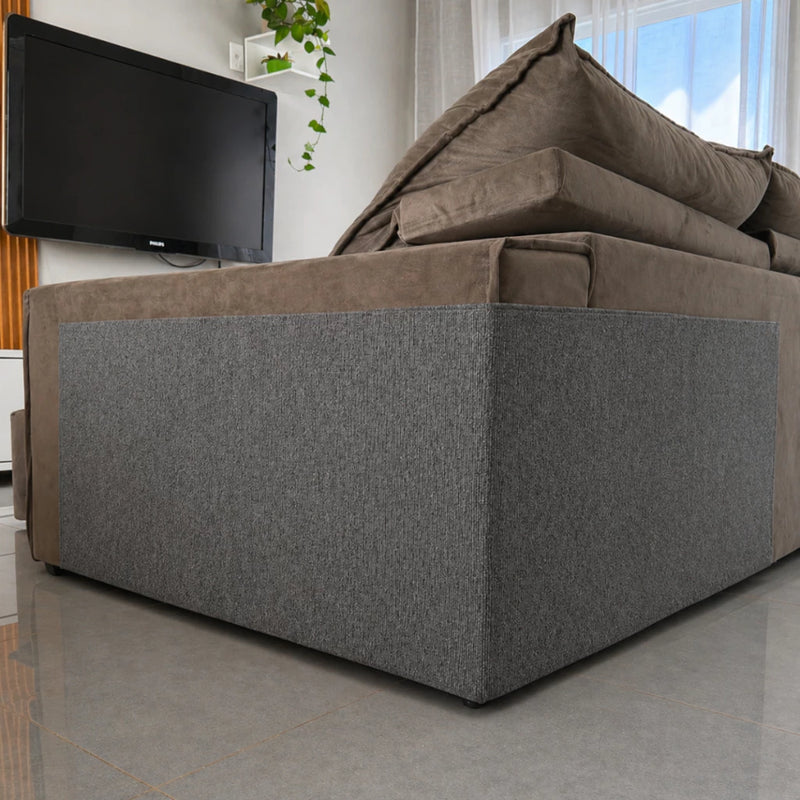 Arranhador com Carpete Autoadesivo ArranhaSafe – Protetor de Sofá, Cama e Móveis 🐱🛡️