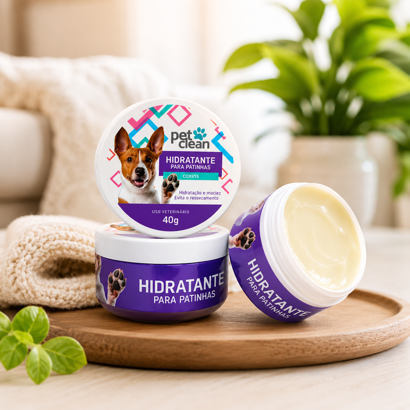 Pomada Manteiga Hidratante de Patinhas Pet Clean - Patinhas Macias, Hidratadas e Protegidas🐾✨