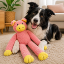 Pelúcia Gigante MaxPlay™ - Pelúcia Gigante com Apito e Costura Reforçada para Cães de Porte Médio 🐵🐷🐸 e Grande