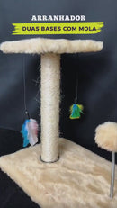 Arranhador com Poste de Sisal MiauJoy – Mantenha as Unhas do seu Gato ocupadas 🐱🐾