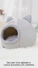 Cama Anti Ansiedade Toca do Miau- Protege e Aquece Seu Pet 🛏️🐱