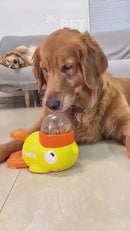 Dispensador Interativo CalmDuck™ - Seu Pet Longe do Tédio enquanto Você está Fora 💛