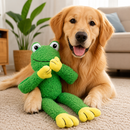 Pelúcia Gigante MaxPlay™ - Pelúcia Gigante com Apito e Costura Reforçada para Cães de Porte Médio 🐵🐷🐸 e Grande
