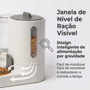 Bebedouro e Comedouro Automático AutoPet 2 em 1™ –  Água e Ração Sempre Disponíveis    🍖💧